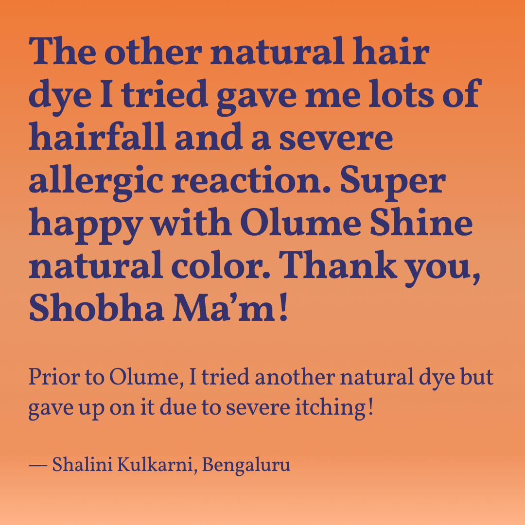 Olume Shine - Natural Black Hair Color - 220g - For Women & Men